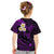 Hawaii Kid T Shirt Oahu Islands Pacific Plumeria Purple Vibe LT9 - Polynesian Pride