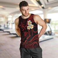 Hawaii Men Tank Top Oahu Islands Pacific Plumeria Red Vibe LT9 - Polynesian Pride