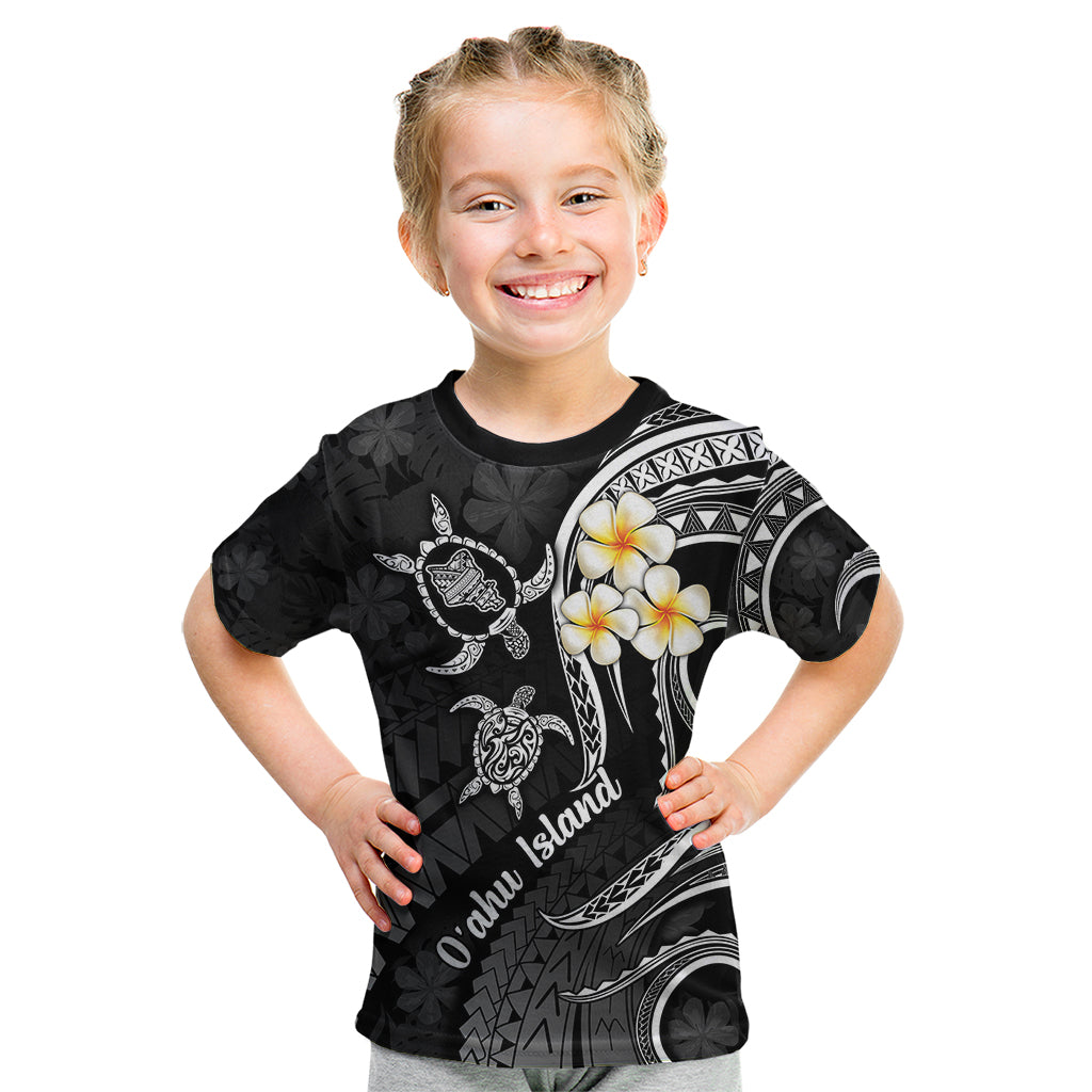 Hawaii Kid T Shirt Oahu Islands Pacific Plumeria White Vibe LT9 White - Polynesian Pride