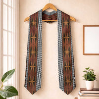 Malo e Lelei Tonga Graduation Stole Tongan Ngatu Tapa Cloth - Polynesian Pride