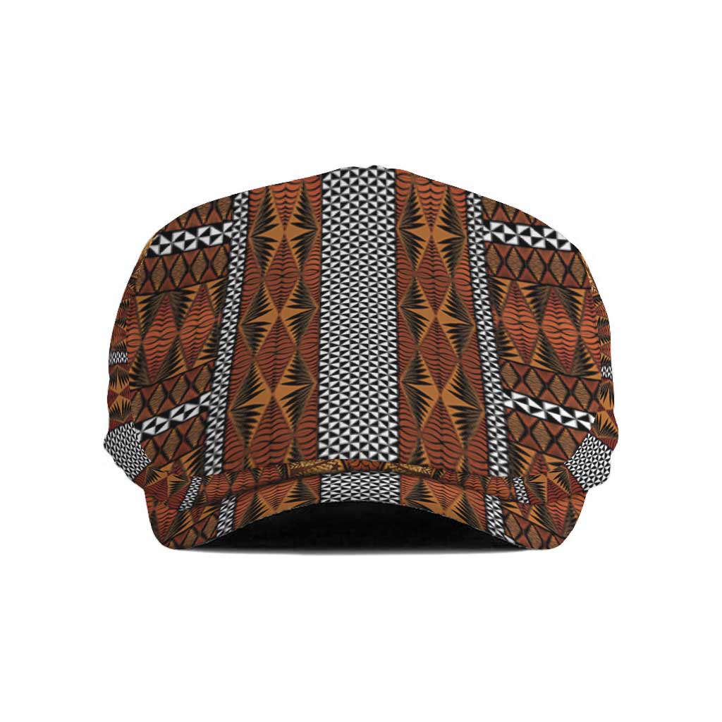 Malo e Lelei Tonga Jeff Hat Tongan Ngatu Tapa Cloth - Polynesian Pride