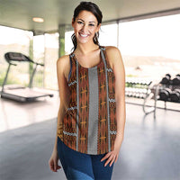 Malo e Lelei Tonga Women Racerback Tank Tongan Ngatu Tapa Cloth - Polynesian Pride