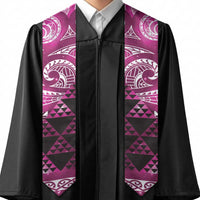 Matariki New Zealand Graduation Stole NZ Niho Taniwha Maori New Year Pink Galaxy