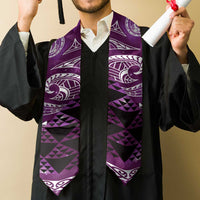 Matariki New Zealand Graduation Stole NZ Niho Taniwha Maori New Year Purple Galaxy LT14