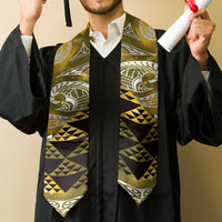 Matariki New Zealand Graduation Stole NZ Niho Taniwha Maori New Year Yellow Galaxy LT14