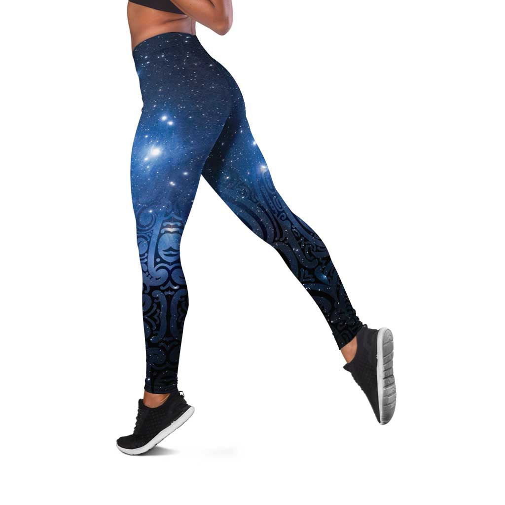 Matariki Te Tau Hou Māori Leggings New Zealand Starry Sky LT07