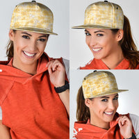 Melemele Aloha Hawaii Snapback Cap Plumeria Lei With Palaka Motif LT14 - Polynesian Pride