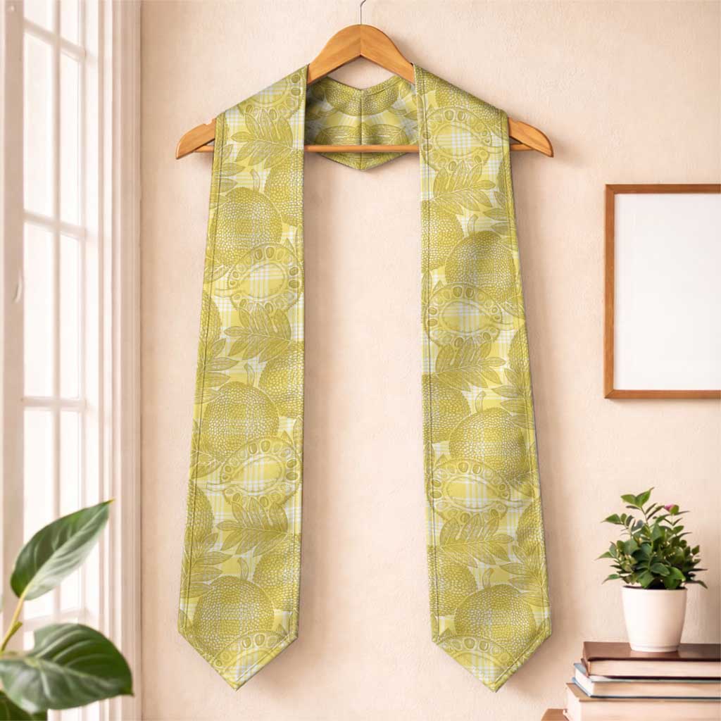 Melemele Hawaii Breadfruit Palaka Motifs Graduation Stole