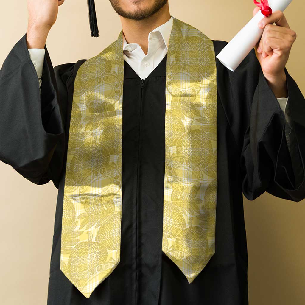Melemele Hawaii Breadfruit Palaka Motifs Graduation Stole
