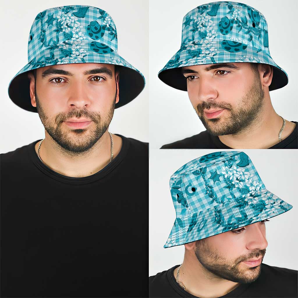Mokihana Maile Ilima Leis Paniolo Palaka Bucket Hat Hawaiian Polu Opa Spirit - Polynesian Pride