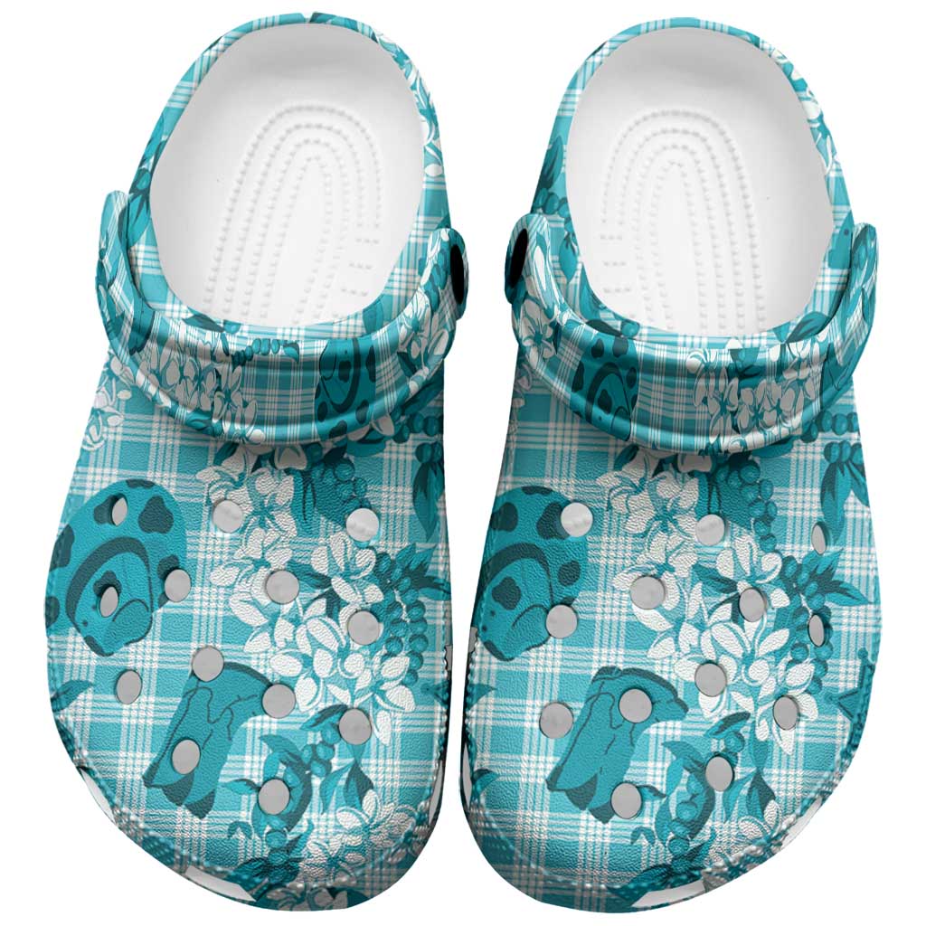 Mokihana Maile Ilima Leis Paniolo Palaka Clogs Shoes Hawaiian Polu Opa Spirit - Polynesian Pride