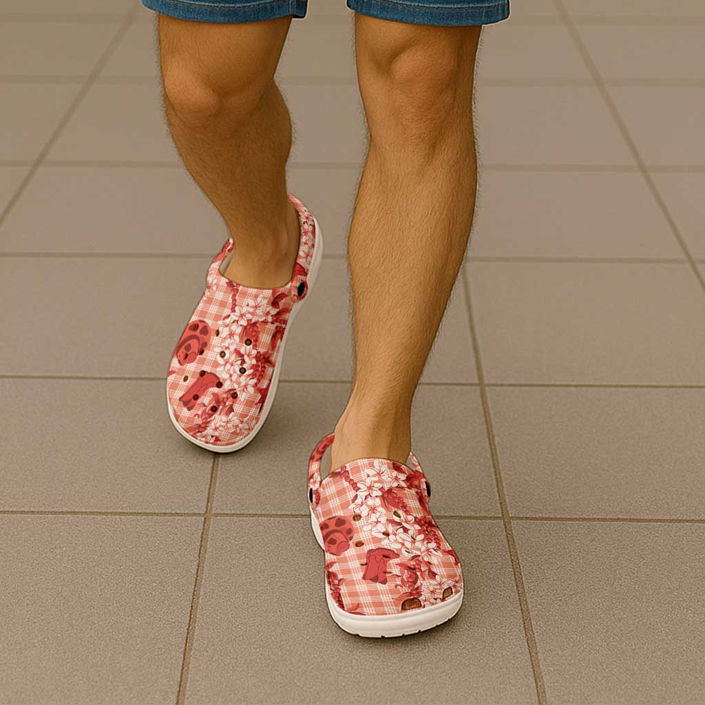 Mokihana Maile Ilima Leis Paniolo Palaka Clogs Shoes Hawaiian Ulaula Spirit - Polynesian Pride