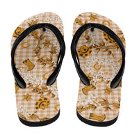 Mokihana Maile Ilima Leis Paniolo Palaka Flip Flops Hawaiian Kula Spirit LT9 - Polynesian Pride