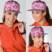 Mokihana Maile Ilima Leis Paniolo Palaka Snapback Cap Hawaiian Omaomo Ulaula Spirit - Polynesian Pride