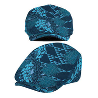 Naval Night Aloha Hawaii Jeff Hat Hawaiian Kakau Ohia Lehua Lei - Polynesian Pride