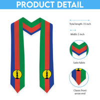 New Caledonia Graduation Stole Flag Style