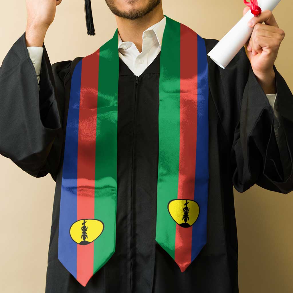 New Caledonia Graduation Stole Flag Style