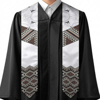 New Zealand Aotearoa Graduation Stole Taniko Art Simple Style