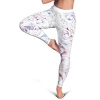 New Zealand Aotearoa Leggings Pink Maori Papua Shell Indigenous - Polynesian Pride