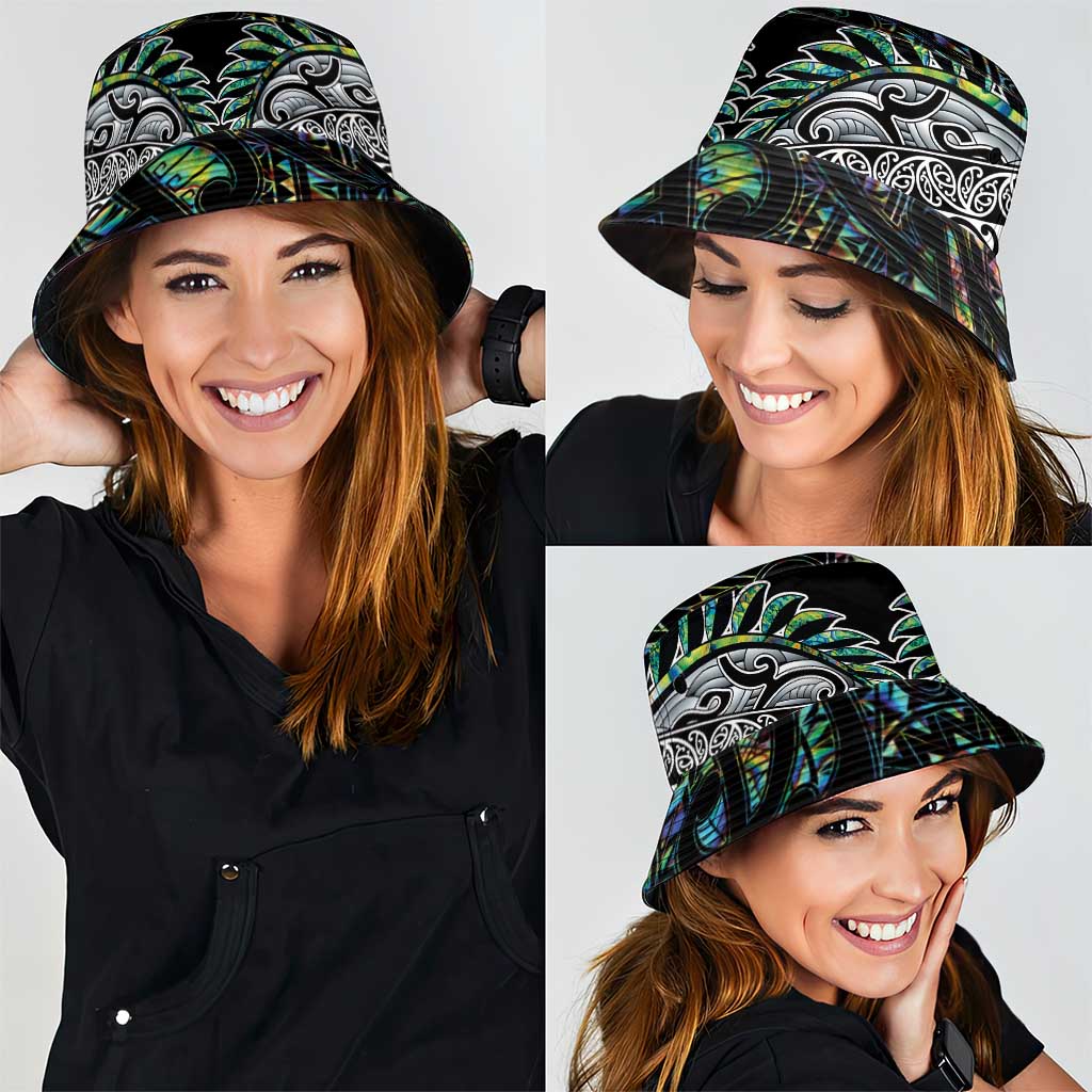 New Zealand Bucket Hat Maori Rugby Tattoo Papua Shell - Polynesian Pride