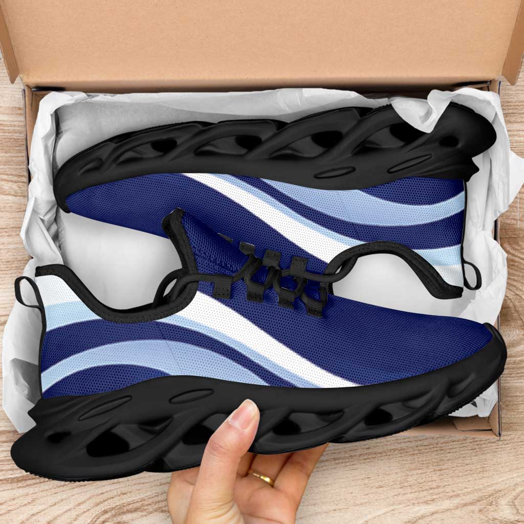 New Zealand Clunky Sneakers Flag-Inspired Curve Style