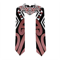 New Zealand Graduation Stole Aotearoa Kowhaiwhai Mix Taniko Art - Brown
