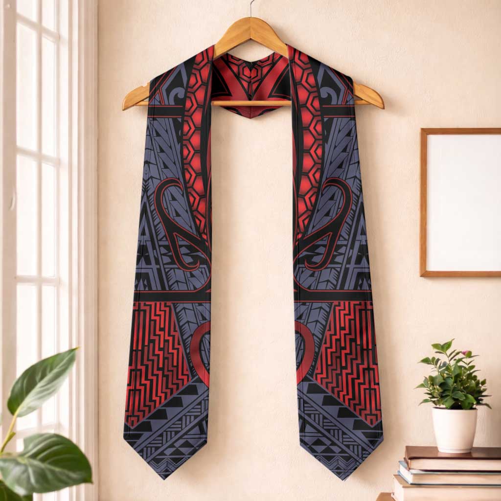 New Zealand Graduation Stole Maori Kiwiana Pattern Tukutuku Motif