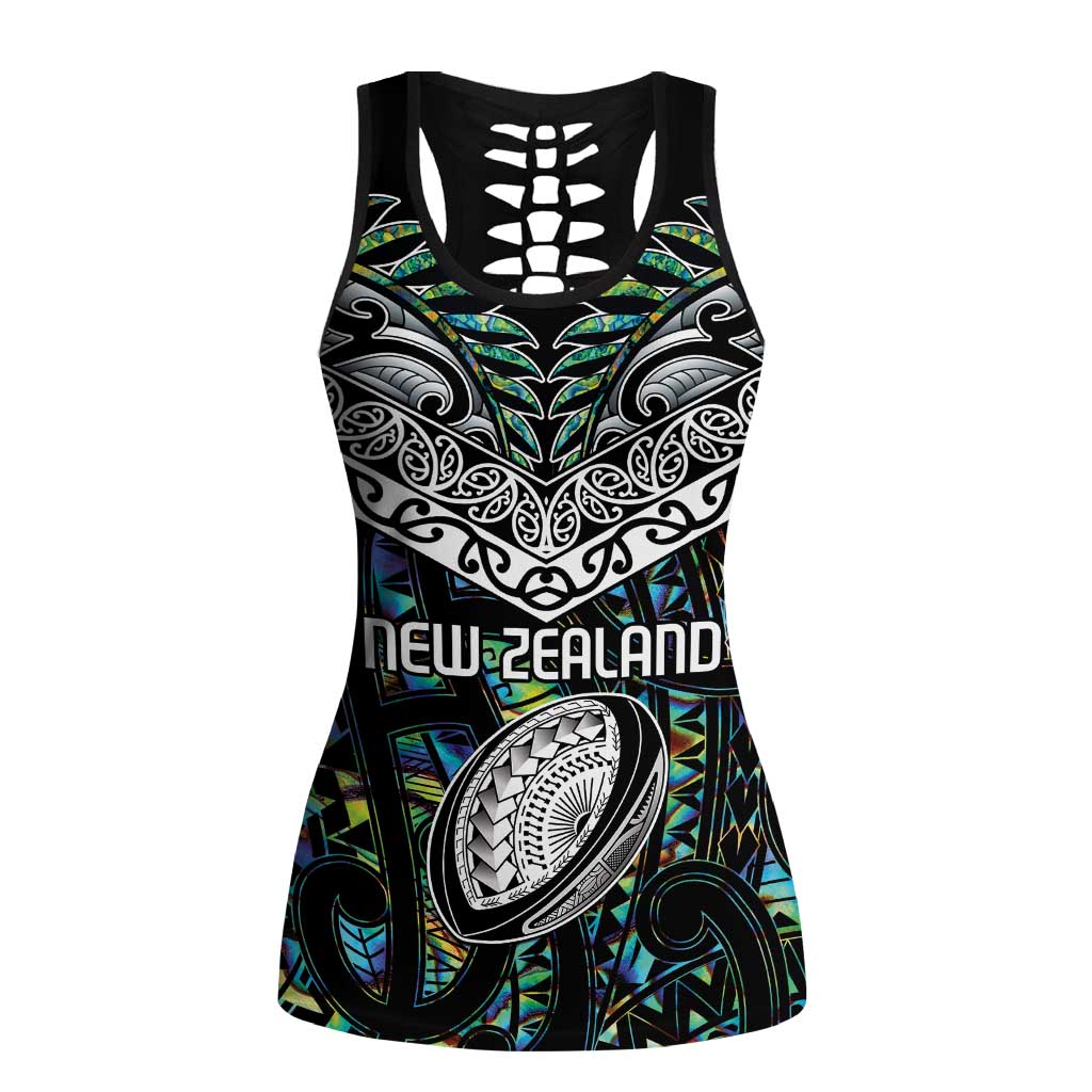 New Zealand Hollow Tank Top Maori Rugby Tattoo Papua Shell - Polynesian Pride