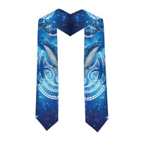 New Zealand Humpback Whale Matariki Graduation Stole Maori New Year Taniko Niho Taniwha