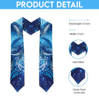 New Zealand Humpback Whale Matariki Graduation Stole Maori New Year Taniko Niho Taniwha