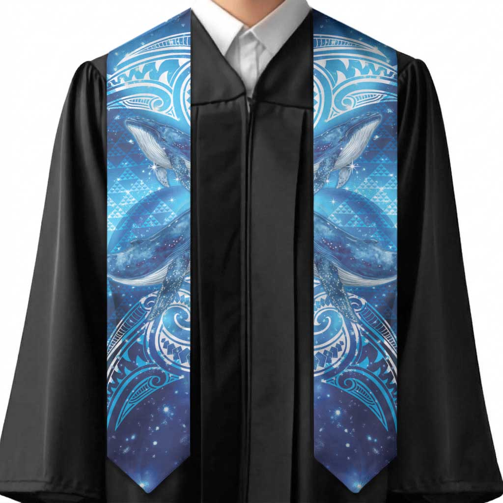 New Zealand Humpback Whale Matariki Graduation Stole Maori New Year Taniko Niho Taniwha