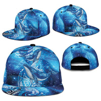 New Zealand Humpback Whale Matariki Snapback Cap Maori New Year Taniko Niho Taniwha LT14 - Polynesian Pride