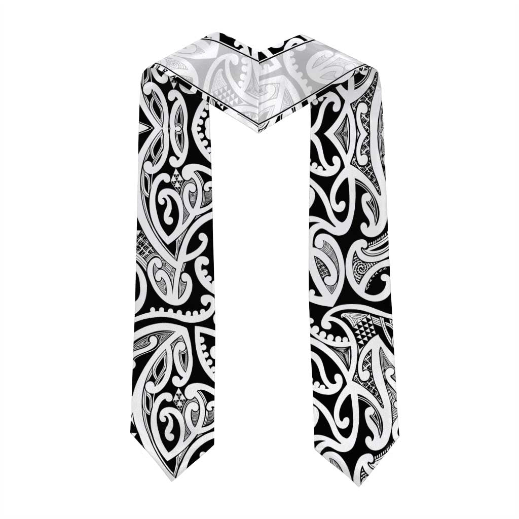 New Zealand Nurse RN 2026 Personalised Graduation Stole White Maori Pattern Cultural Pride