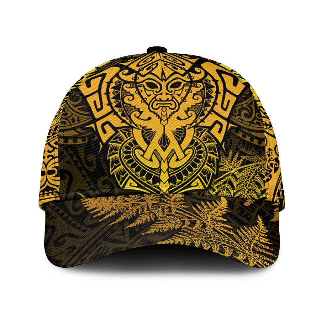 New Zealand Rugby All Gold Classic Cap Silver Fern All Black Mix Ta Moko LT09