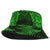 New Zealand Rugby All Green Bucket Hat Silver Fern All Black Mix Ta Moko - Polynesian Pride