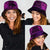 New Zealand Rugby All Purple Bucket Hat Silver Fern All Black Mix Ta Moko - Polynesian Pride
