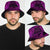 New Zealand Rugby All Purple Bucket Hat Silver Fern All Black Mix Ta Moko - Polynesian Pride