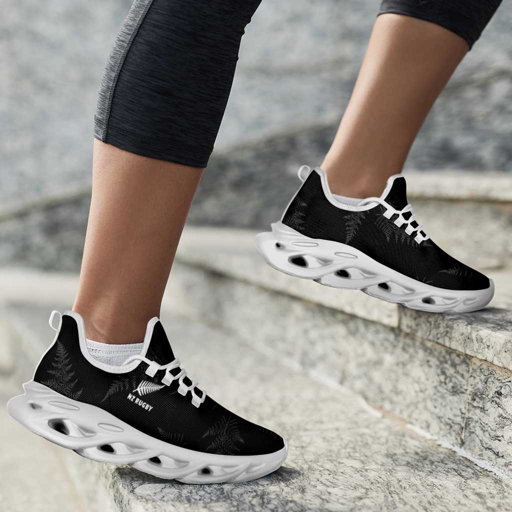 New Zealand Silver Fern Rugby Clunky Sneakers Go Aotearoa World Cup - Polynesian Pride