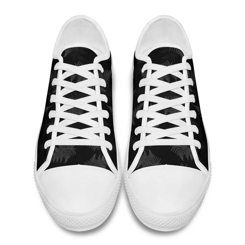 New Zealand Silver Fern Rugby Low Top Shoes Go Aotearoa World Cup - Polynesian Pride