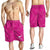 New Zealand Silver Fern Rugby Shorts for Men Go Aotearoa Champions World Cup Pink - Polynesian Pride