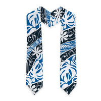 Ninamu Tahiti Tiare Monstera Graduation Stole Polynesian Pattern Curve Style