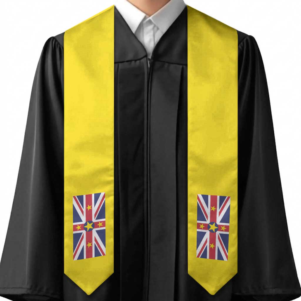 Niue Graduation Stole Flag Style