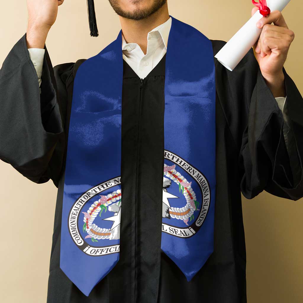 Northern Mariana Islands Graduation Stole Coat Of Arms Style