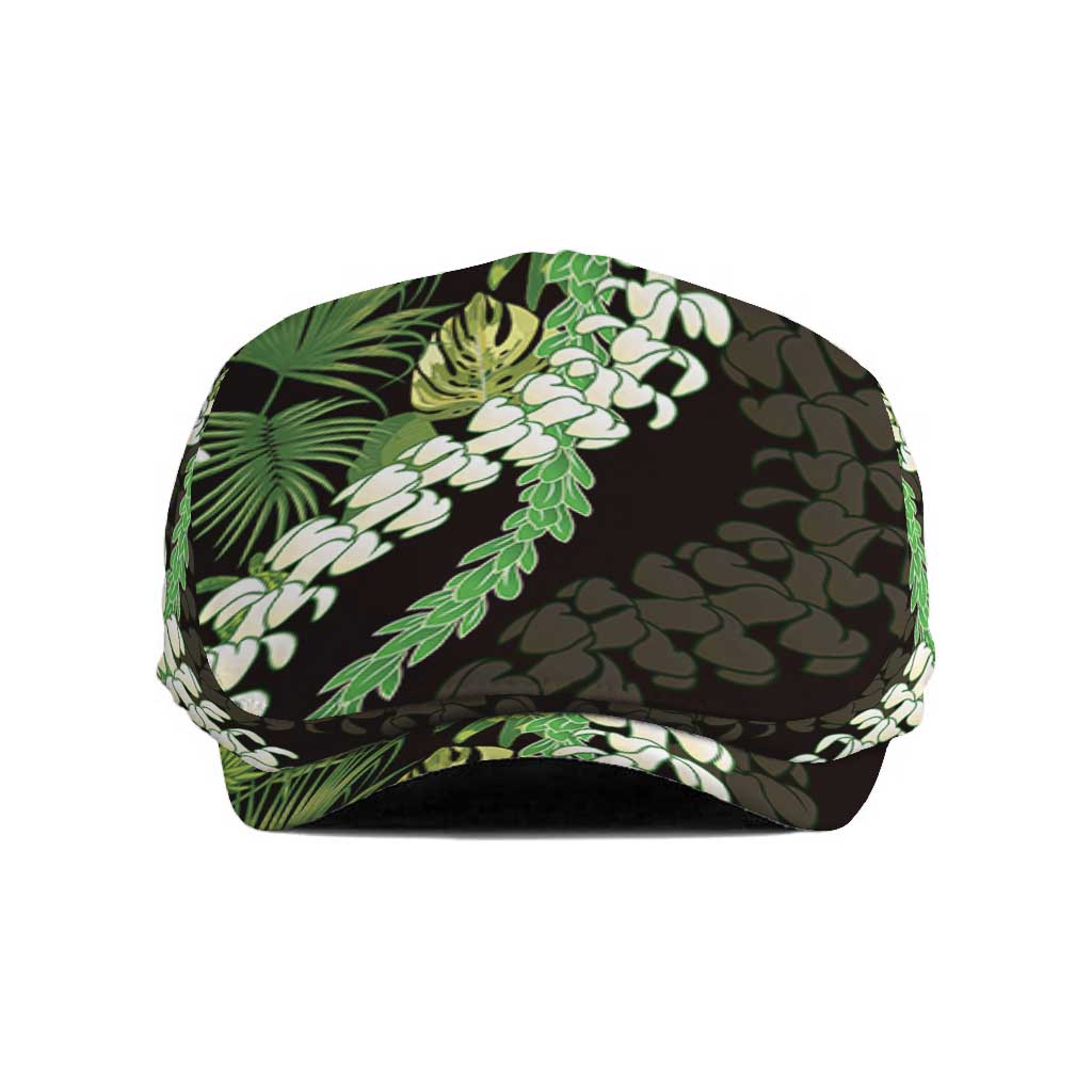 Omaomao Aloha Hawaii Lei Jeff Hat Tropical Flowers Elegant Vibe LT14 Green - Polynesian Pride