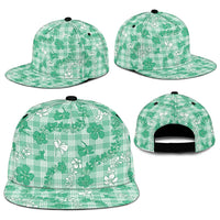 Omaomao Aloha Hawaii Snapback Cap Plumeria Lei With Palaka Motif LT14 - Polynesian Pride