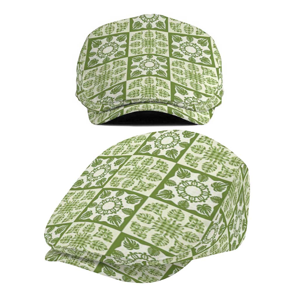 Omaomao Palaka Quilt Hawaii Jeff Hat Hawaiian Tropical Monstera Sea Turtle