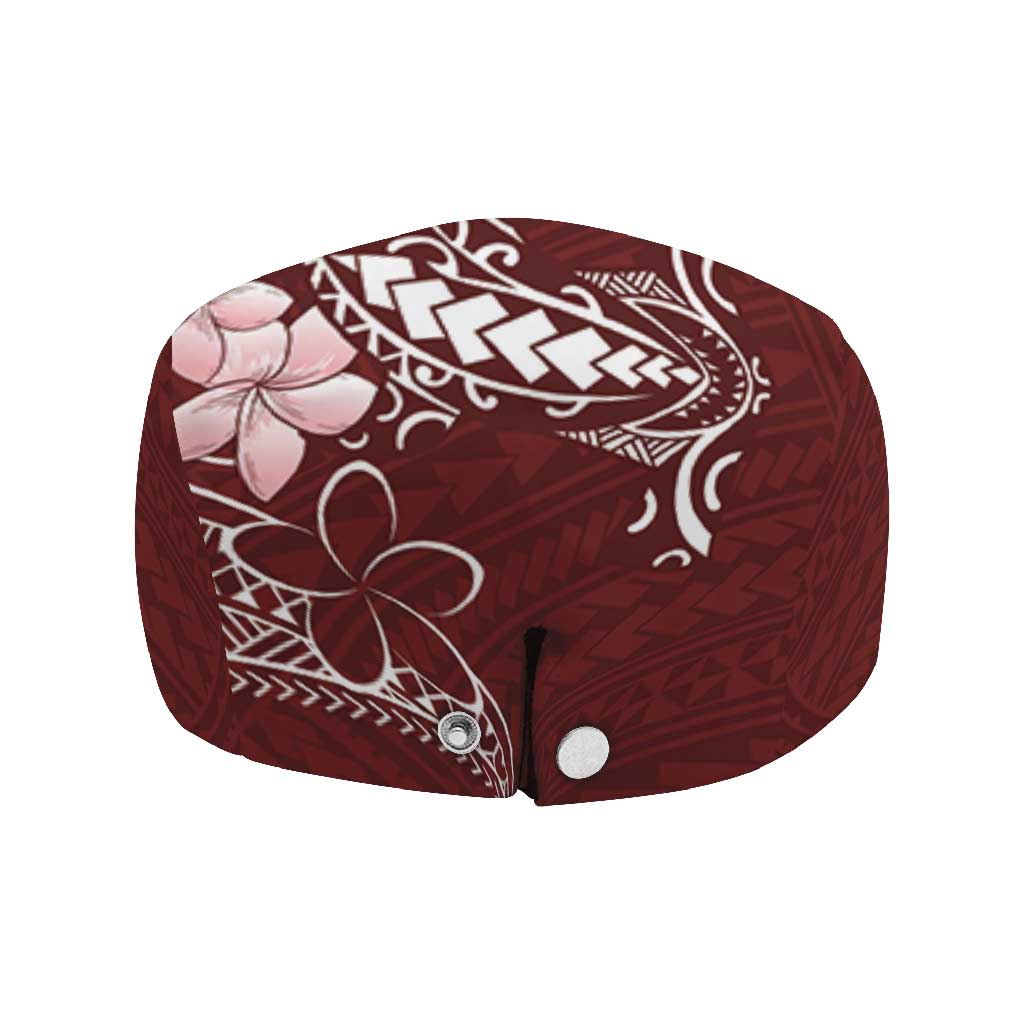 Oxblood Hawaii Jeff Hat Hammerhead Shark Tattoo Curve Polynesian - Polynesian Pride