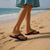 Oxblood Polynesia Flip Flops Plumeria Hibiscus Tropical Vibes - Polynesian Pride