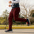 Oxblood Polynesia Jogger Pants Hawaiian Tribal Hammerhead Shark Tattoo - Polynesian Pride