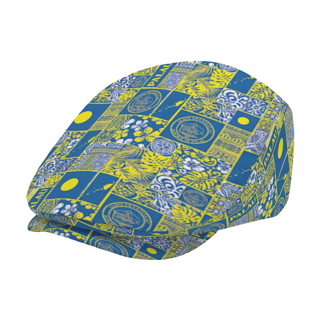 Palau Ungil Kurismas Jeff Hat Pacific Patchwork Xmas Vibes - Polynesian Pride
